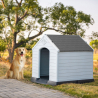 Kennelhus för stora hundar i plastträdgård Bobby Försäljning
