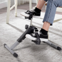 Hopfällbar mini träningscykel pedaltränare för armar och ben rehabilitering med display Ostrich Försäljning