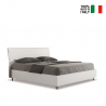 Dubbelsäng med förvaring 160x190cm vit design sänggavel Demas Nod Försäljning