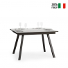 Utdragbart köksbord 90x120-180cm vit design Mirhi Försäljning