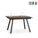Utdragbart matbord i trä kök 90x120-180cm design Mirhi Noix Försäljning