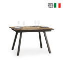 Utdragbart matbord kök 90x120-180cm trä Mirhi Oak Försäljning