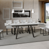 Utdragbart matbord 90x160-220cm modern design Mirhi Long Marble Rea