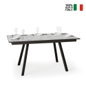 Utdragbart matbord 90x160-220cm modern design Mirhi Long Marble Försäljning