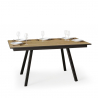 Utdragbart matbord 90x160-220cm trä kök Mirhi Long Oak Erbjudande