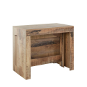 Utdragbart matbord trä 90x51-300cm konsolbord Pratika Wood Erbjudande