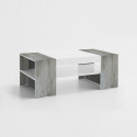Soffbord vardagsrum 110x60cm modern design Cherry Concrete Erbjudande