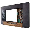 Väggmonterade TV-möbel TV-bänk vitrinskåp väggenhet kolumn skiffer Egypt Oban Försäljning