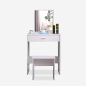 Sminkstation toalettbord med spegel och låda sovrum Dalila Försäljning