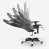 Ergonomisk spelstol kontor justerbar armstöd dynor Adelaide Modell