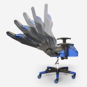 Ergonomisk spelstol kontor justerbar armstöd dynor Adelaide Sky Modell