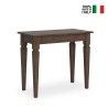 Utdragbart konsolbord matbord 90x48-308cm trä Impero Noix Försäljning