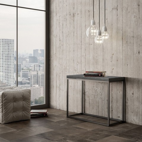 Utdragbart konsolbord 90x45-90cm grått Nordica Libra Concrete Kampanj