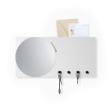 Spegel magnetisk krittavla organisatör vägg nyckelhållare Mirror&More Rabatter