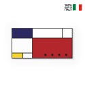 Vägg nyckelhållare modern design magnetisk tavla Mondrian Försäljning