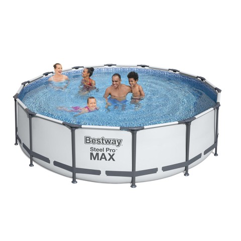 Ovanmark Pool Bestway 56950 Rund Steel Pro Max 427x107cm Kampanj