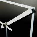 Kvadratisk väggklocka 50x50cm geometrisk minimal design Cube Rea