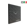 Väggklocka 50x50cm modern design magnetisk tavla Nice Time Erbjudande