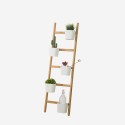 Krukor Hållare Trä Trappa 4-Steg Modern Minimalisk Design Stairway Försäljning