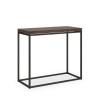 Utdragbart konsolbord modernt bord i trä 90x45-90cm Nordica Libra Noix Erbjudande