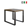 Utdragbart matbord i trä 90x90-180cm kök Tecno Libra Oak Försäljning
