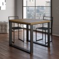 Utdragbart matbord i trä 90x90-180cm kök Tecno Libra Oak Kampanj