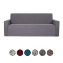 Sofföverdrag för 2-sitsig soffa med armstöd i stretchmaterial Fancy 