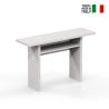 Utdragbart konsolbord skrivbord vitt trä 120x35-70cm Oplà Försäljning