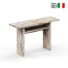 Utdragbart konsolbord skrivbord 120x35-70cm vintage trä Oplà Erbjudande
