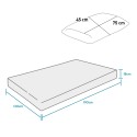 En och en halv madrass 120x190 ortopedisk Memory foam kudde Top Soft M Katalog