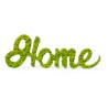 Skylt med växter bokstäver stabiliserad dekoration av mossor och lavar Home Erbjudande
