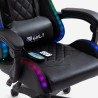Spelstol LED massage fällbar ergonomisk stol  The Horde Plus 