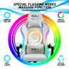 Vit spelstol ergonomisk fällbar LED massagestol Pixy Plus Kostnad