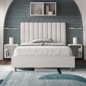 En och en halv säng med förvaring 120x200 konstläder Agueda P1 Bestånd