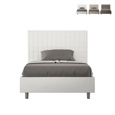 Fransk säng 140x200 med förvaring modern design Sunny F